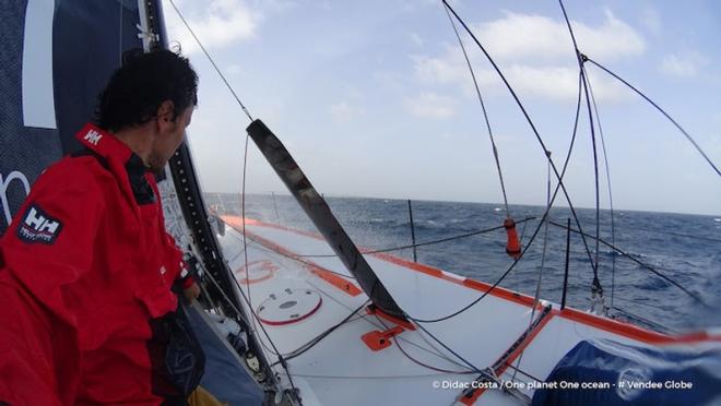 Day 99 – Didac Costa – One Planet One Ocean – Vendée Globe © Didac Costa / One Planet One Ocean /Vendée Globe
